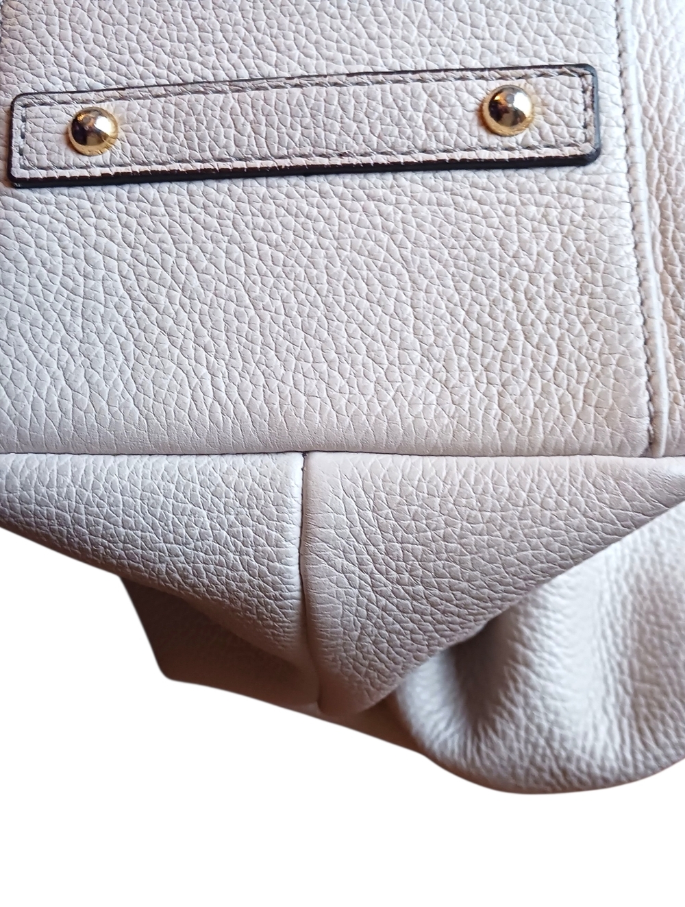 Dooney & Bourke Hobo Bag-Cream Belvedere Logo Lock 11.5x12x5 -EUC $398 Retail - Picture 11 of 15